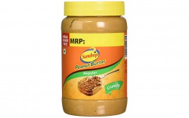 Sundrop Peanut Butter regular Crunchy  Plastic Jar  924 grams